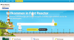 Desktop Screenshot of de.fontreactor.com