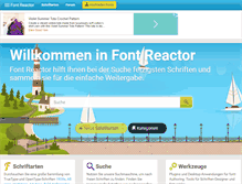 Tablet Screenshot of de.fontreactor.com